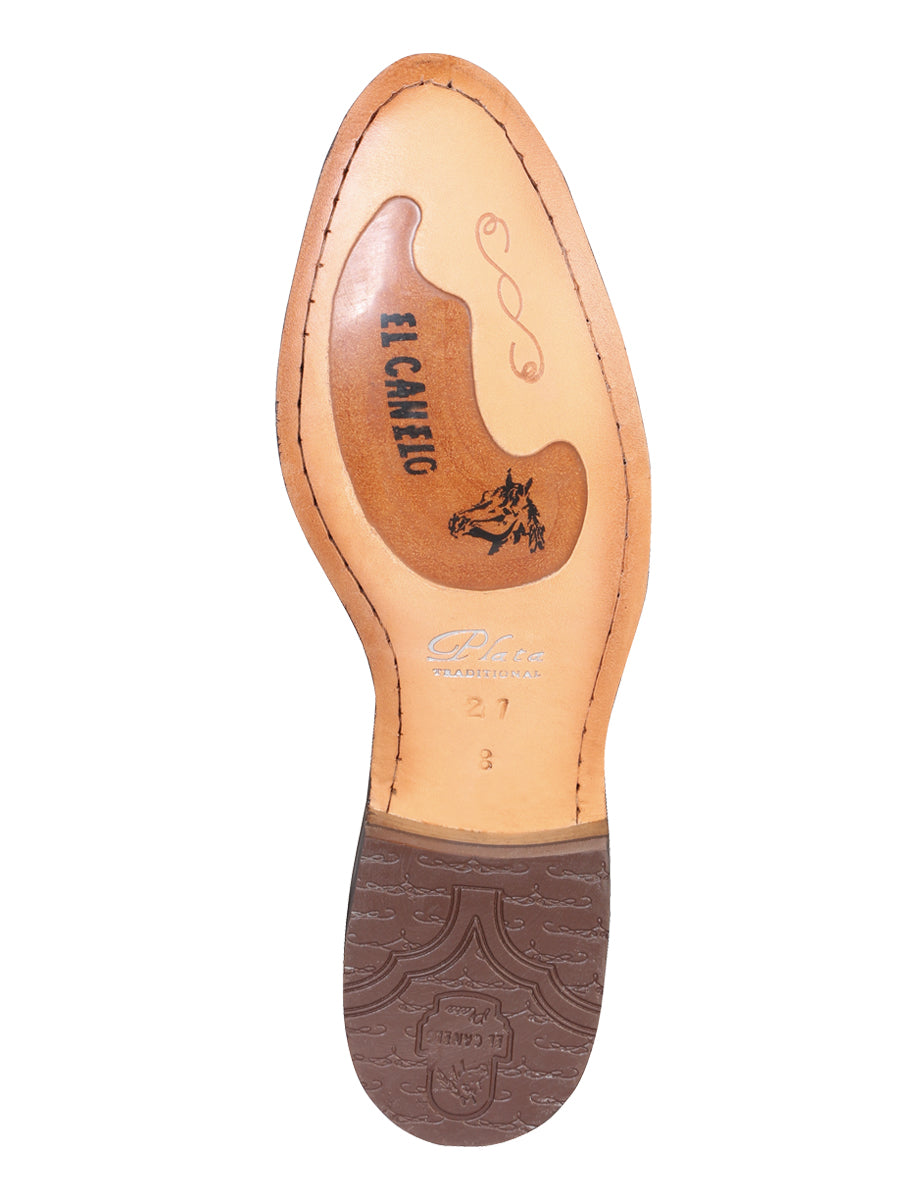 Bota Charro Canelo - Nobuck Marrón 34291