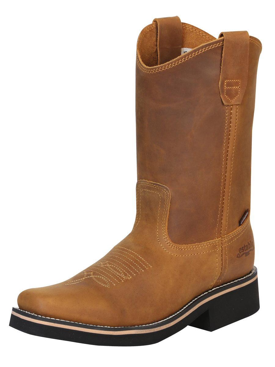 Establo Men’s Work Boot - Crazy Leather in Mango
41530
