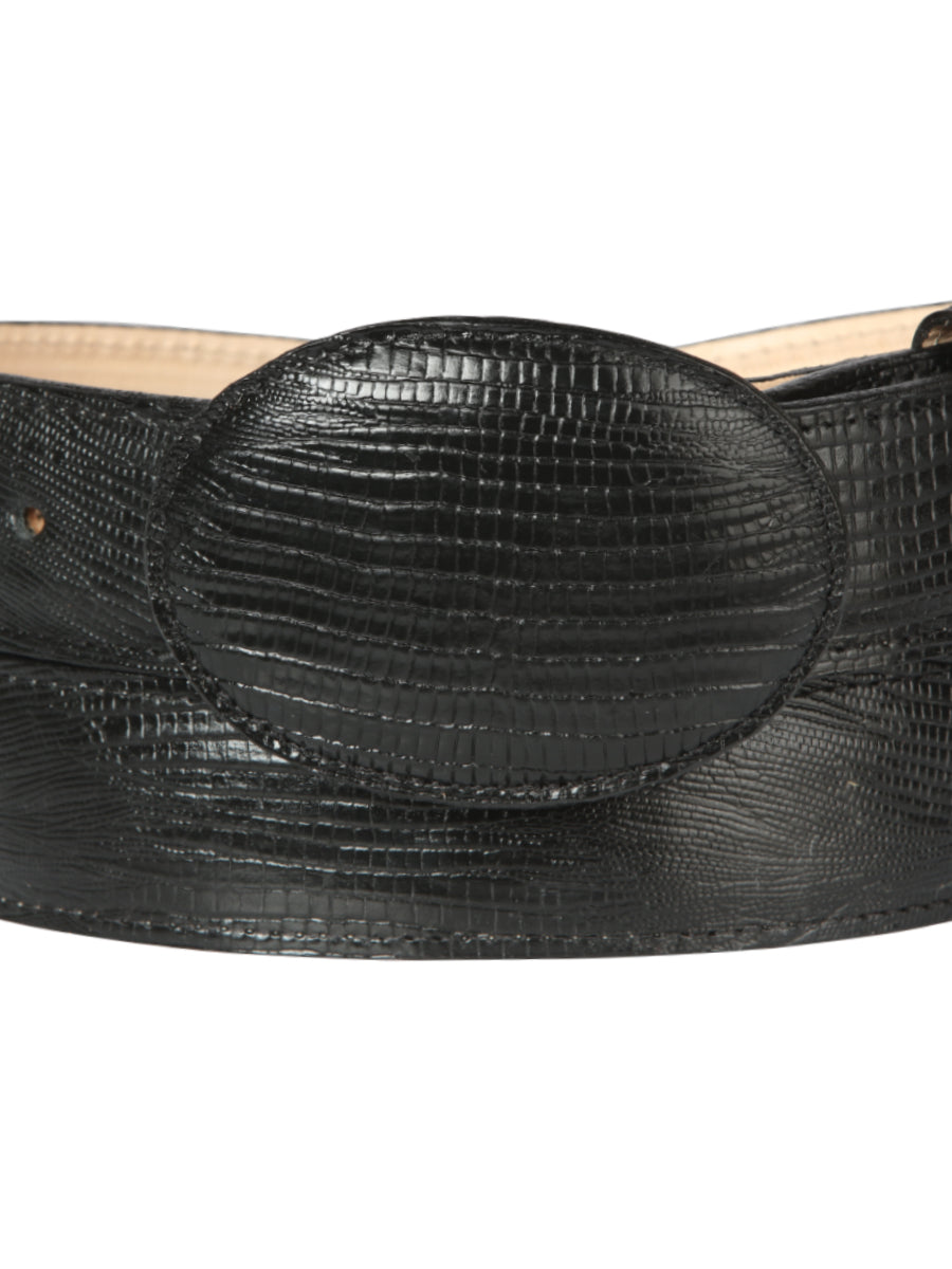 Cinturón Vaquero - El General - Imitación Lagarto - Negro 44670
