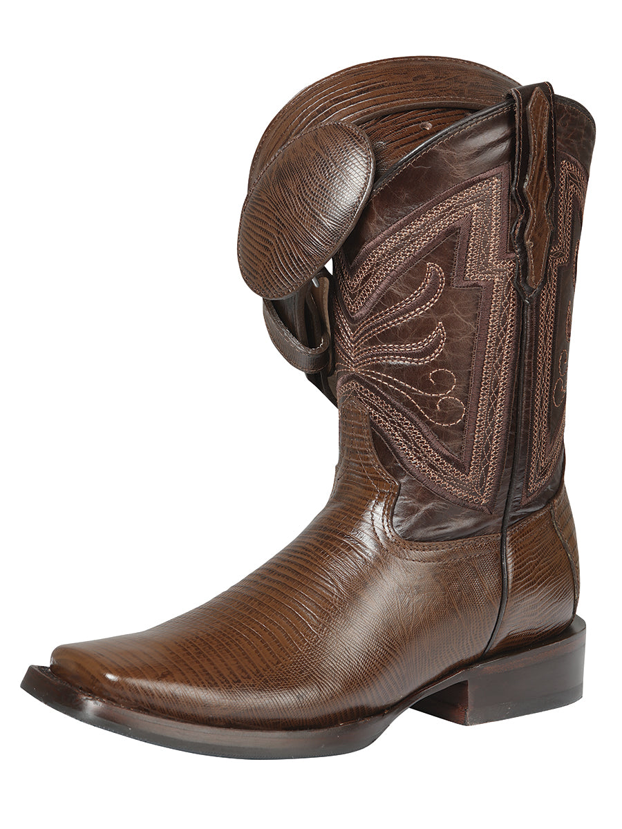 El General Rodeo - Printed Lizard leather boots - Brown 44674