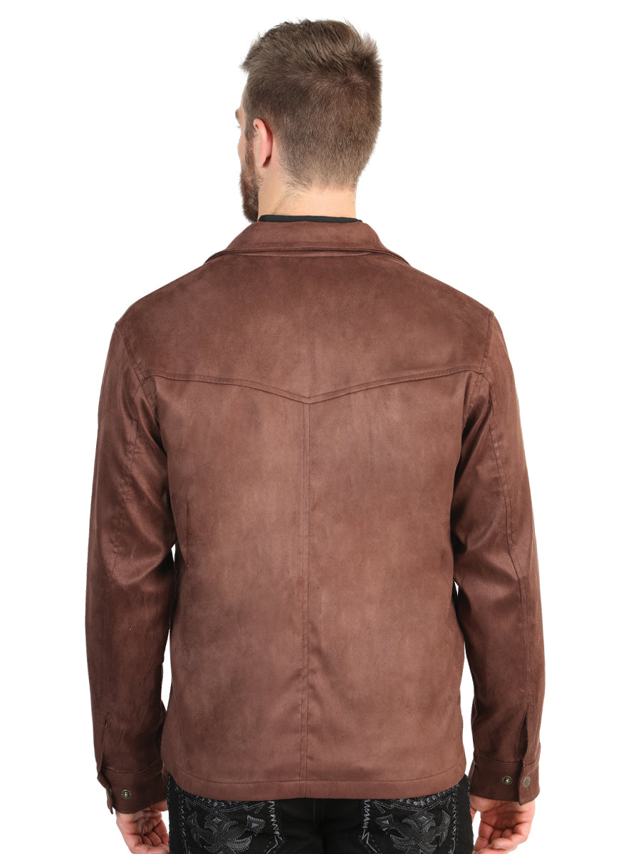 El General Men’s Suede Jacket - Brown
45649