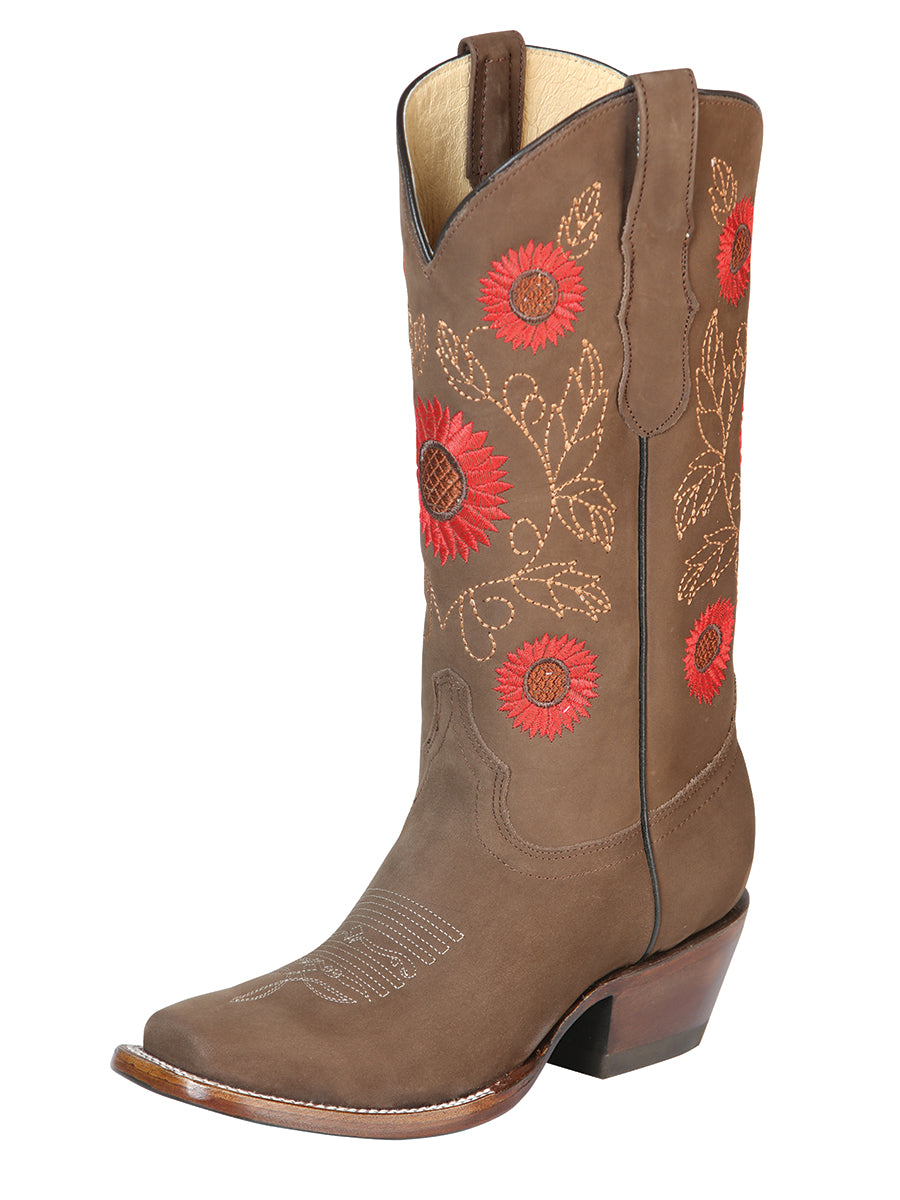 Botas vaqueras para mujer El General de piel nobuk
- Camello 51162