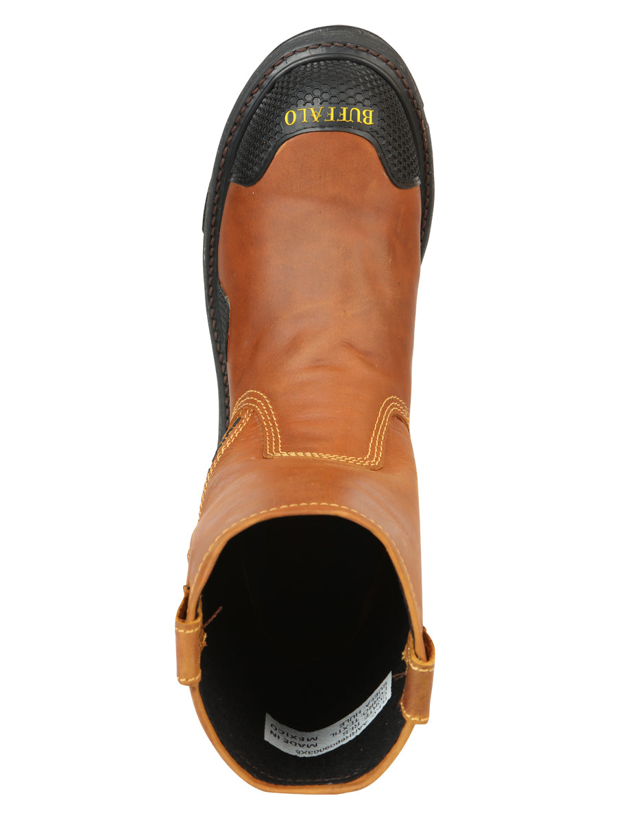 Botas de trabajo Buffalo & Bull para hombre - Miel 123029