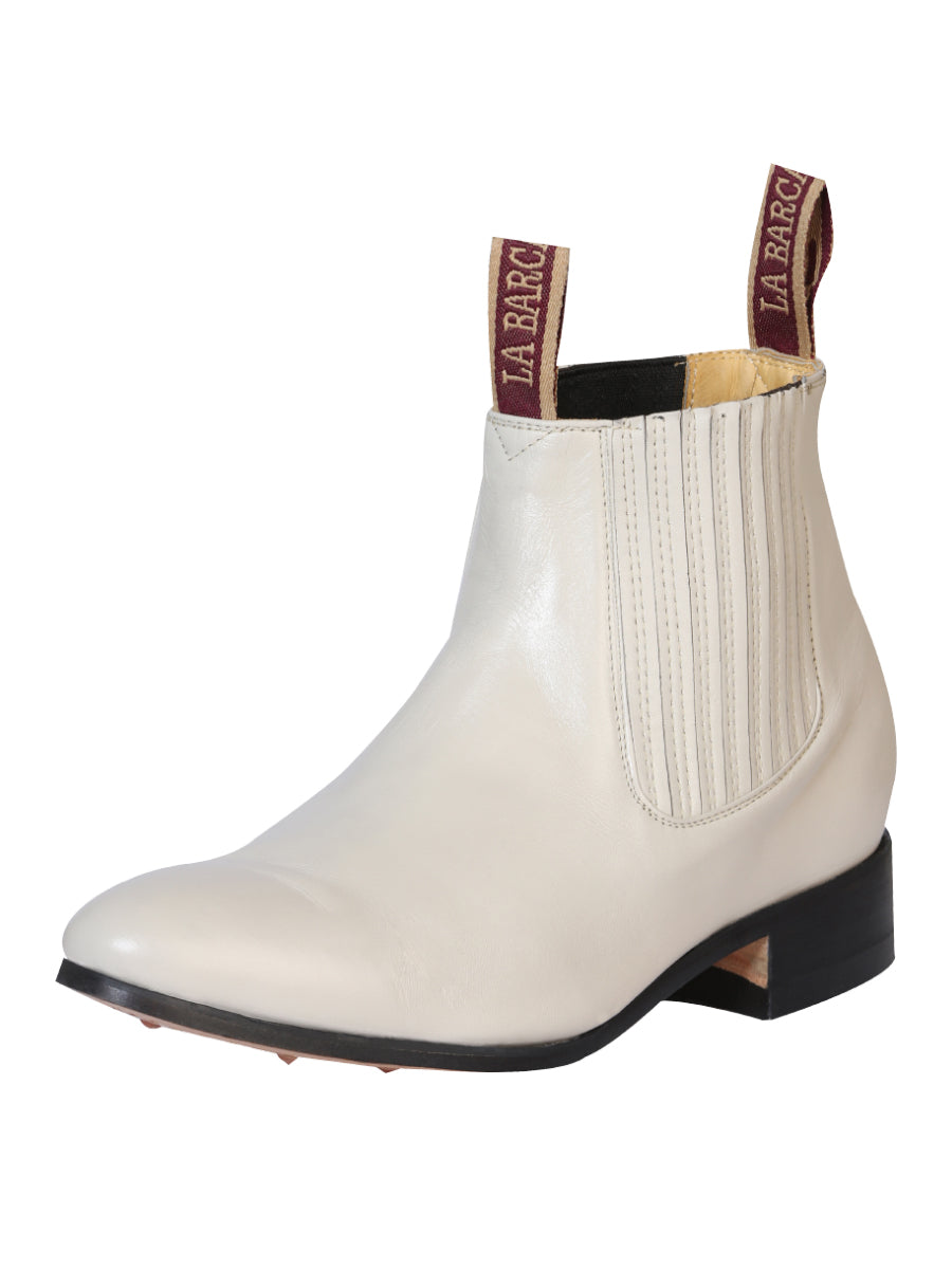 La Barca - Bota Charro Tradicional - Cuero Hueso 208
