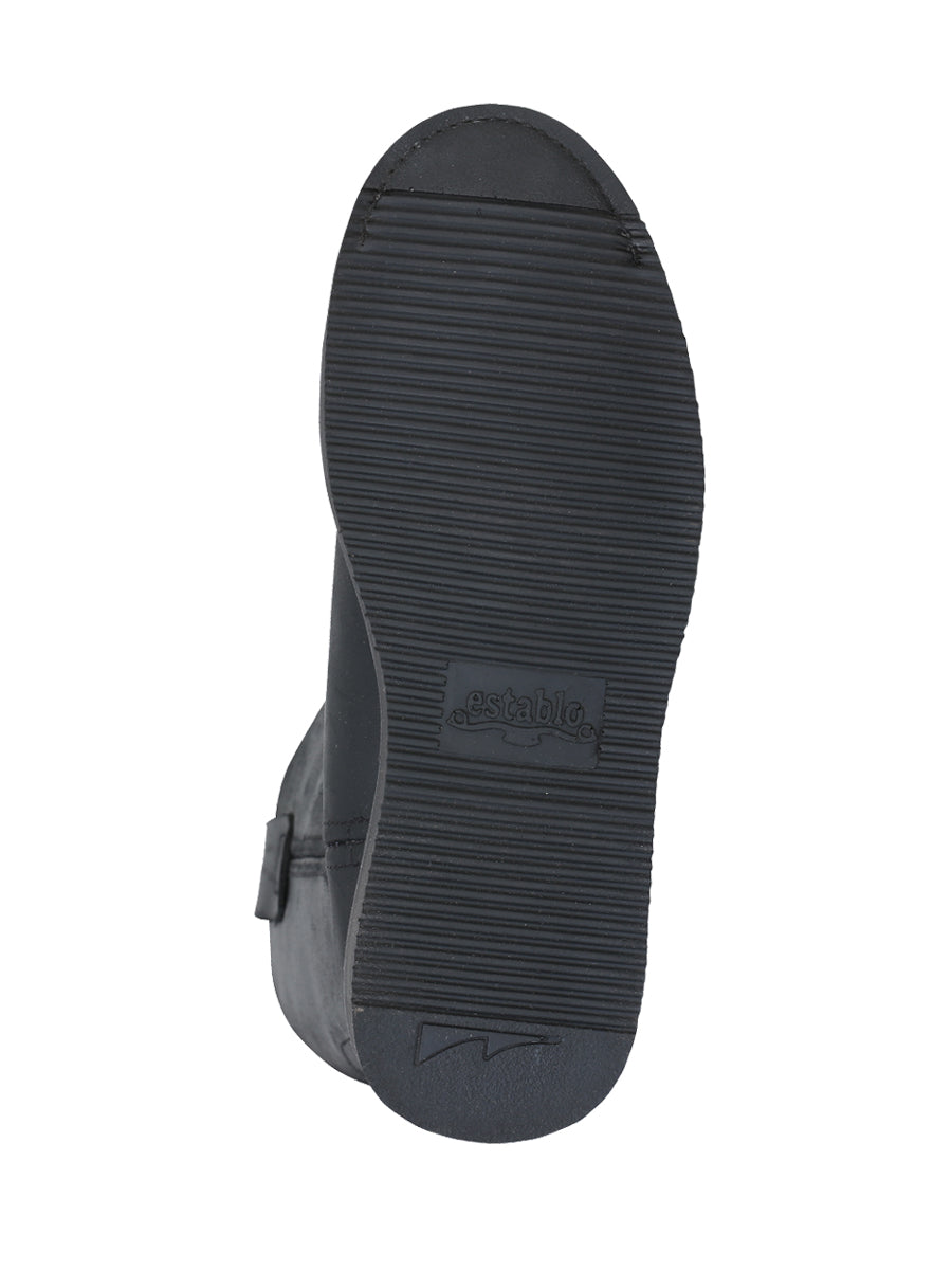 Establo Men’s Work Boot Grasso Leather

 - Black 312