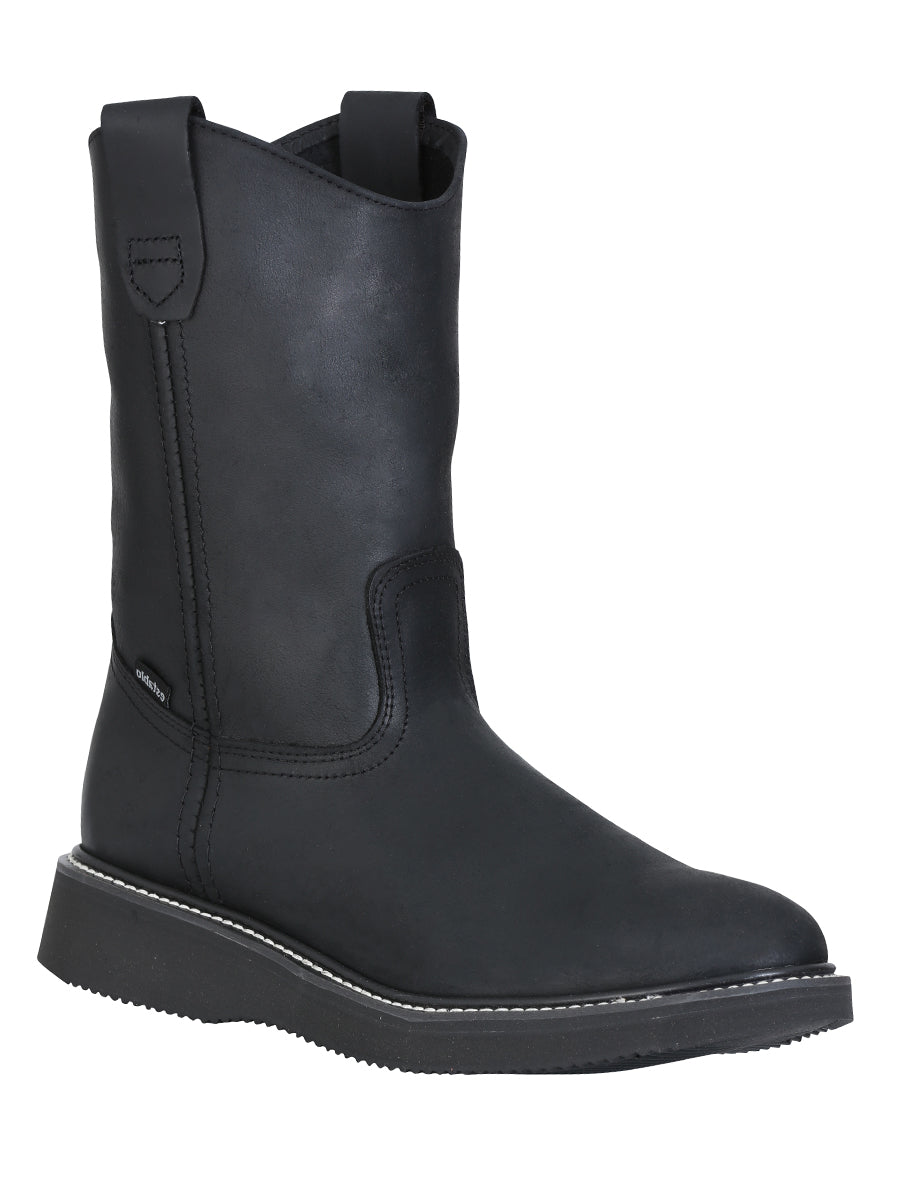 Establo Men’s Work Boot Grasso Leather

 - Black 312