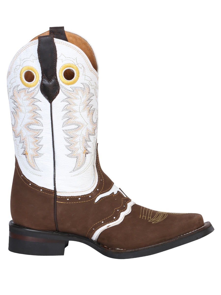 El General Rodeo Boot - Crazy Nobuck  Dark Brown 33313