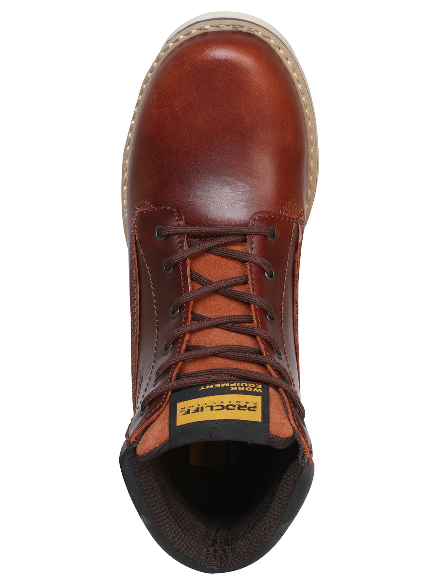 Procliff Protection Pull Up Work Boot- Wine 35201