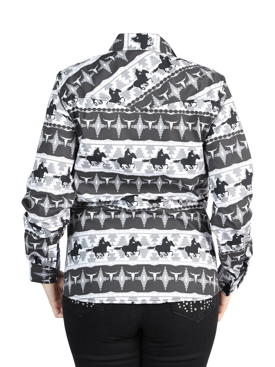 El General  -  Casual Long-Sleeve Shirt  - Black 44479