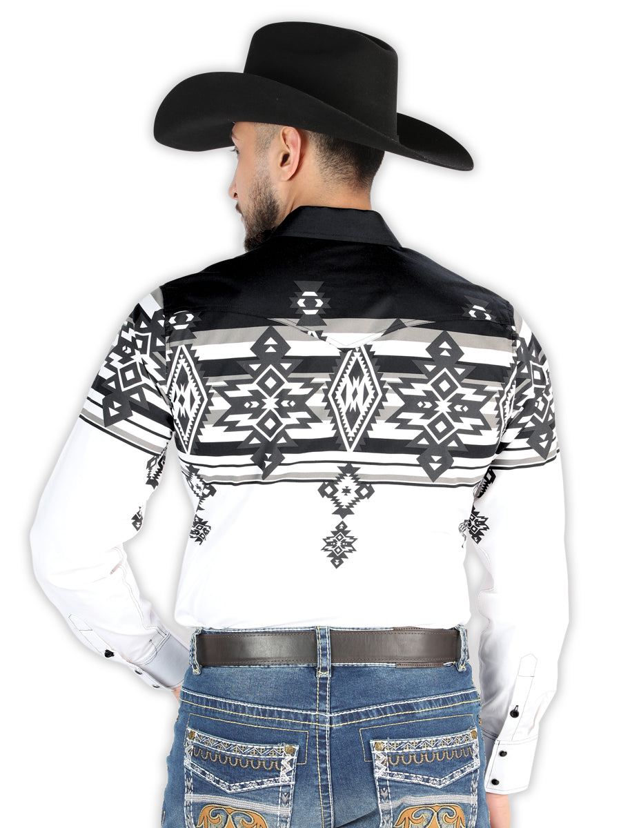 El General - Camisa casual de manga larga - Negra 44496