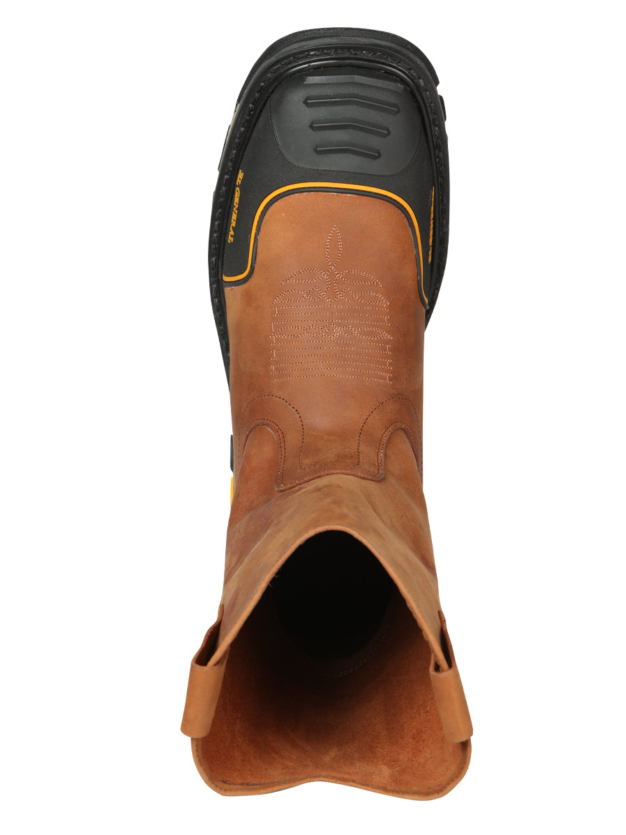 El General Men’s Work Boot - Crazy Leather - Kansas 44689