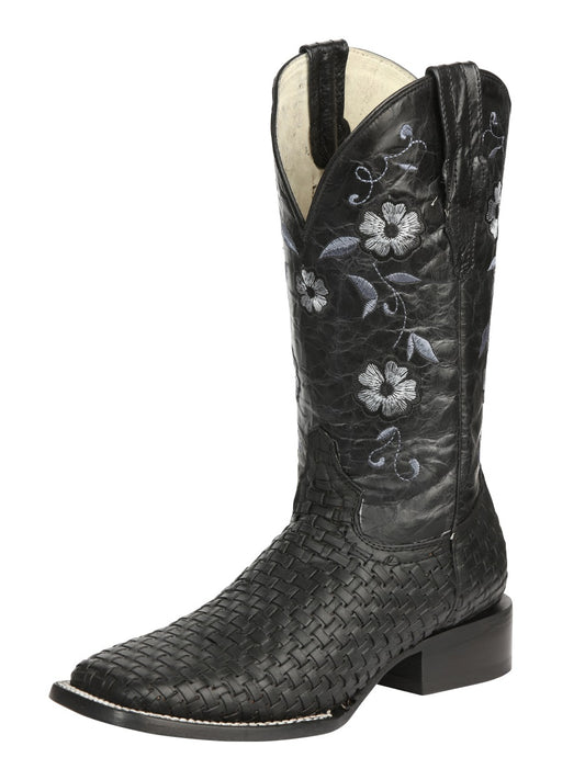 Botas de rodeo El General para mujer Petatillo - Negro 44856