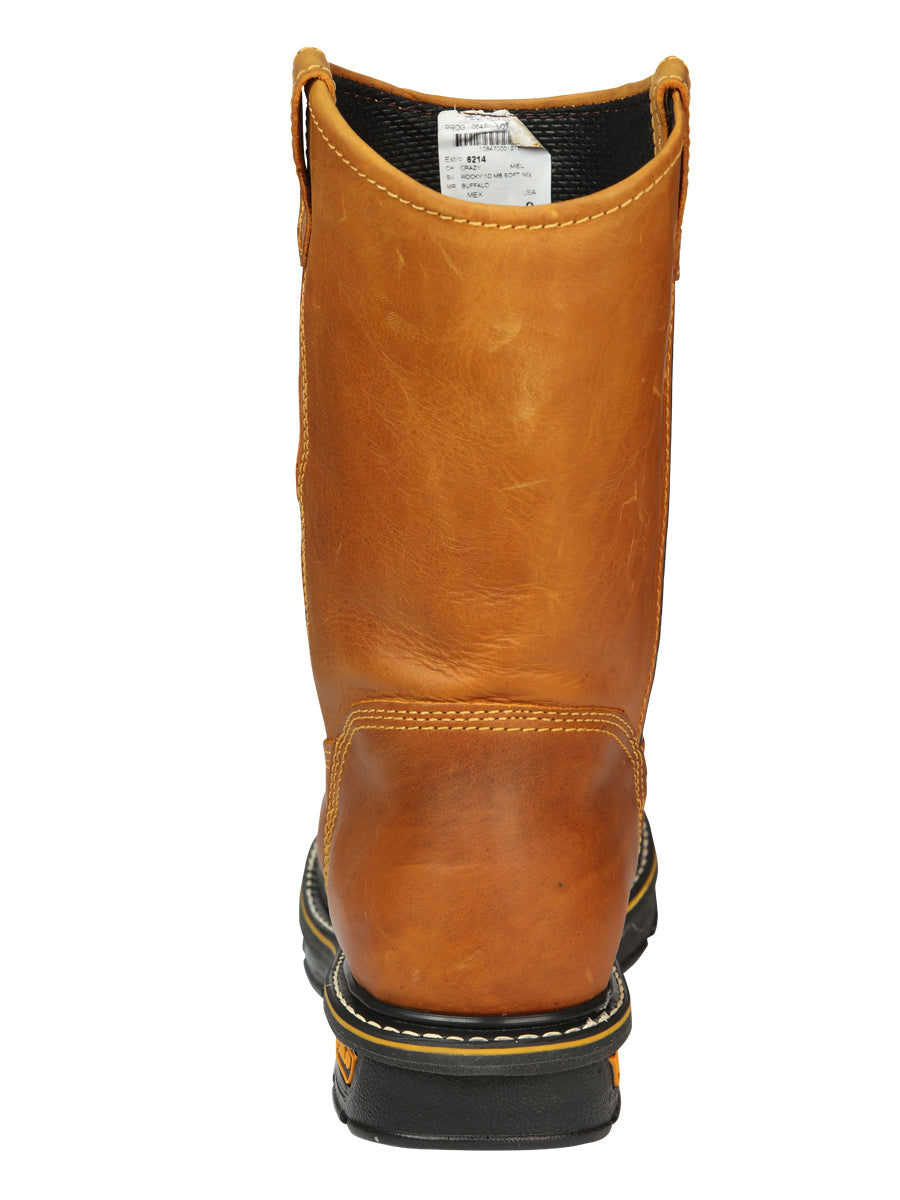 Buffalo & Bull Men’s Work Boots Without Toe Cap - Crazy Miel  45258
