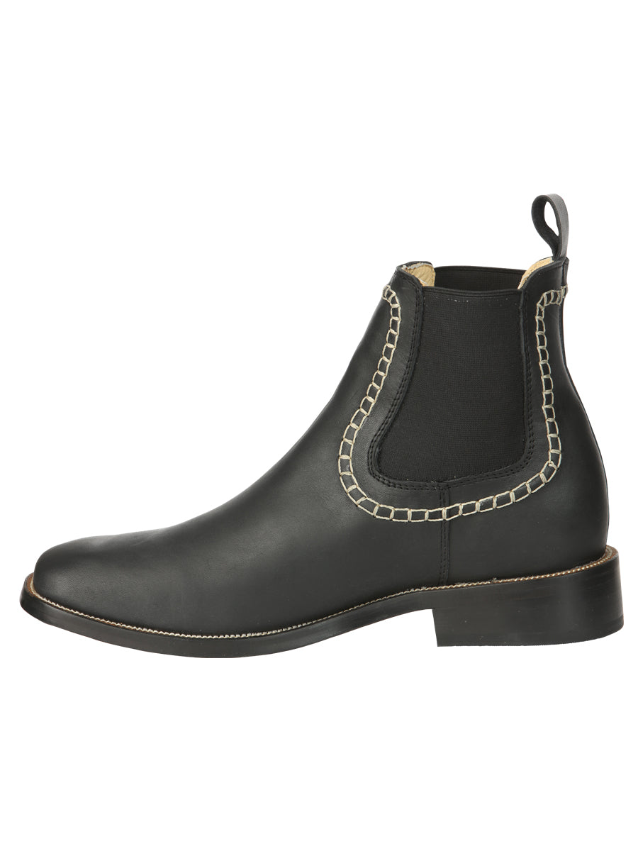 Botines de piel para hombre El General - Negro 45420