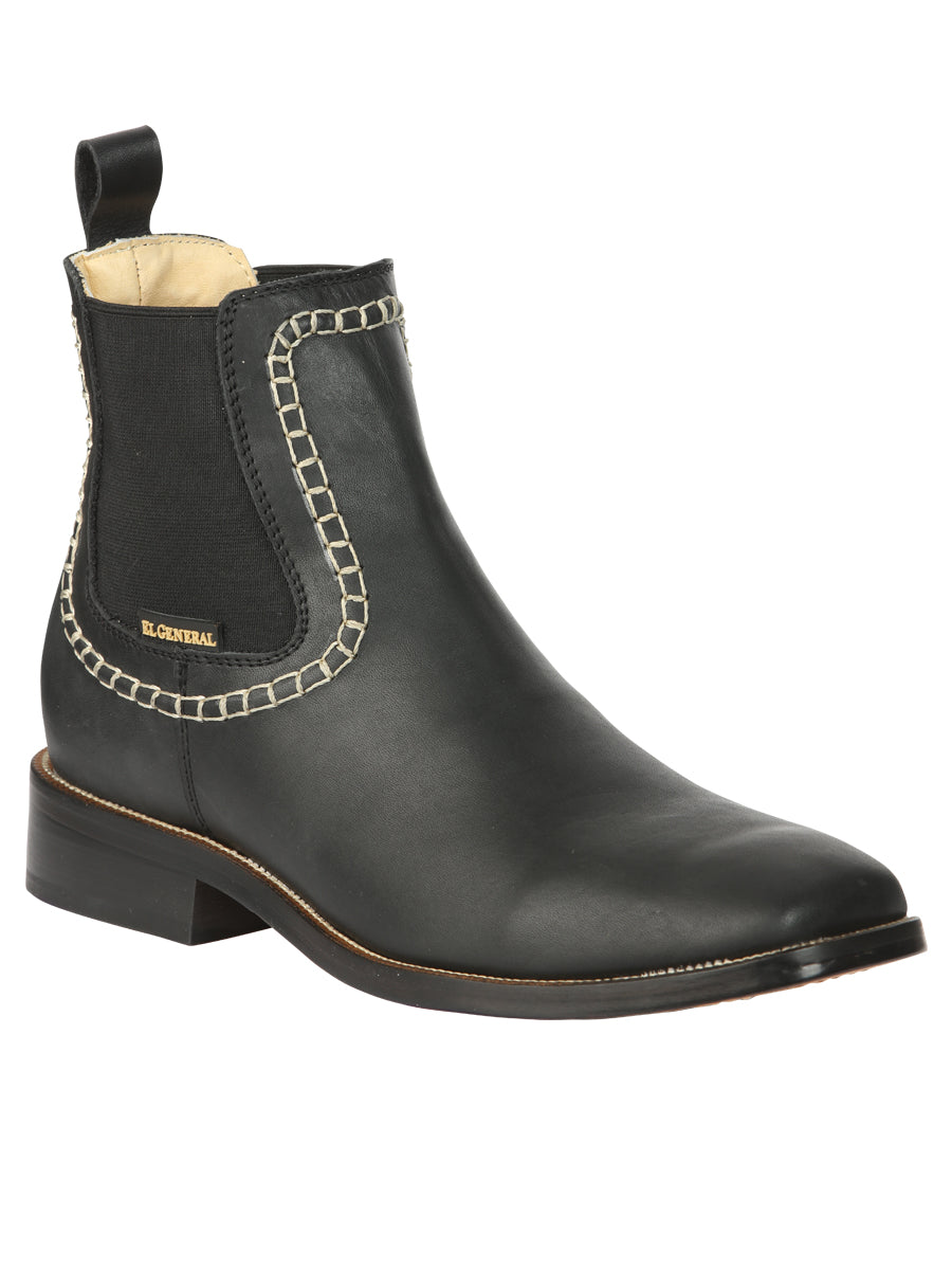 Botines de piel para hombre El General - Negro 45420