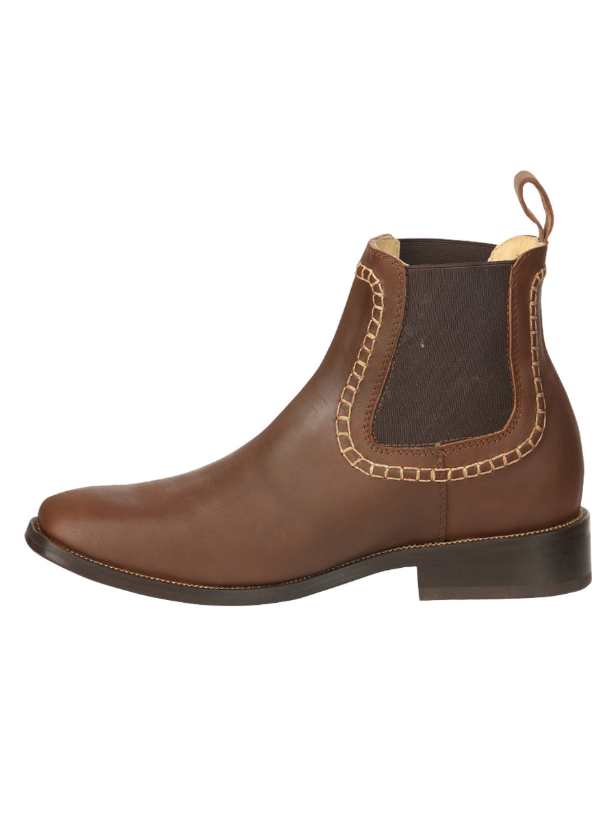 Botines de piel para hombre El General - Marrón 45421