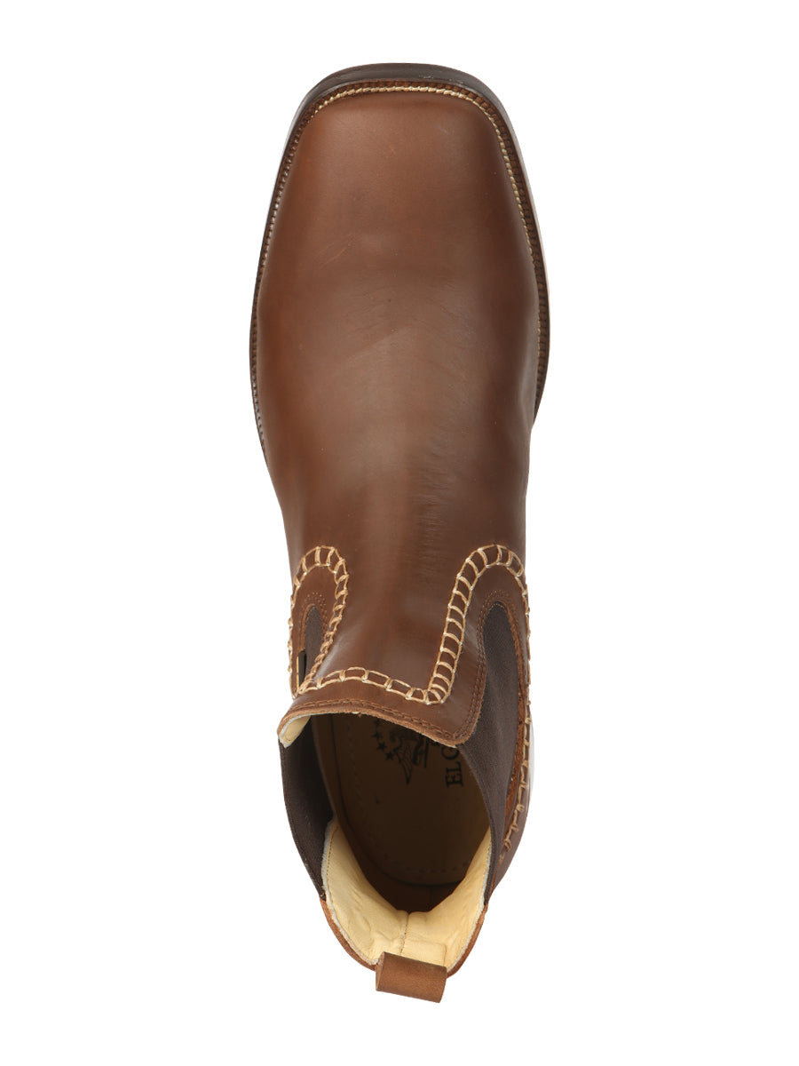 Botines de piel para hombre El General - Marrón 45421