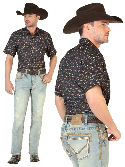 Vaqueros Centenario Bootcut para hombre - Azul claro 45535