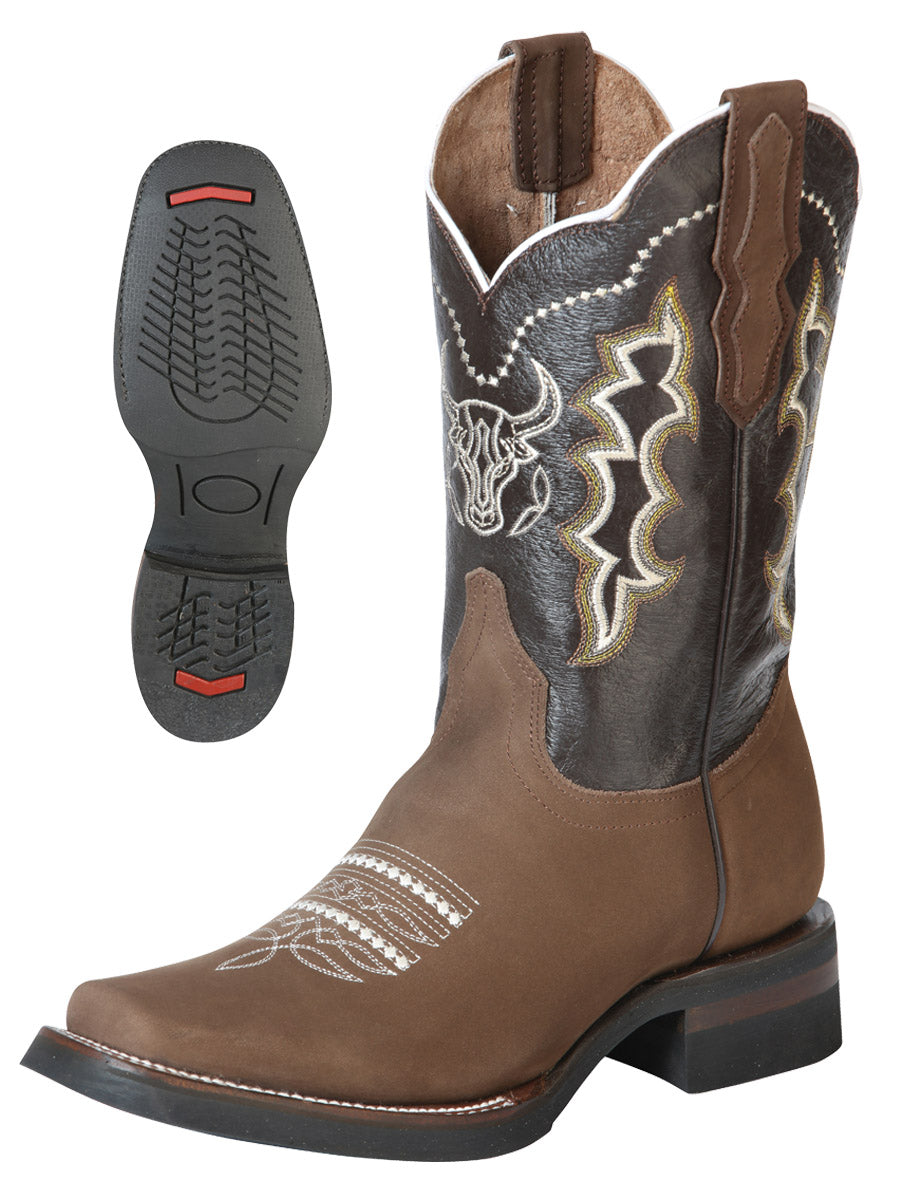 Bota Rodeo El General - Nobuck Camel 51113