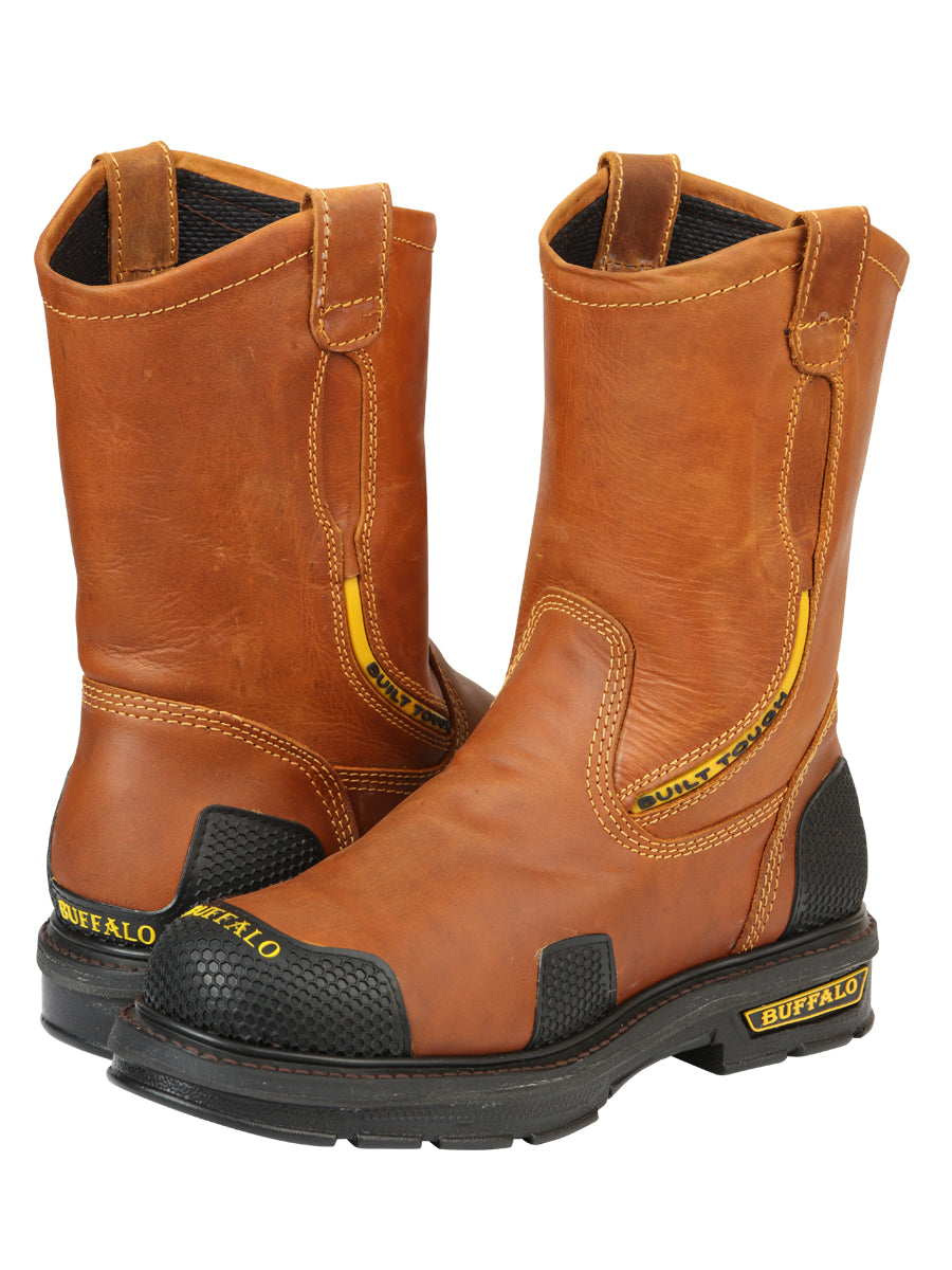 Botas de trabajo Buffalo &amp; Bull para hombre - Miel 123029