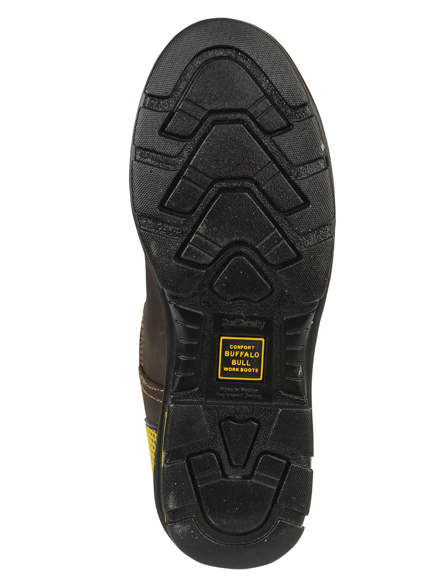 Buffalo & Bull Men’s Work Boots - Brown/Yellow 123031