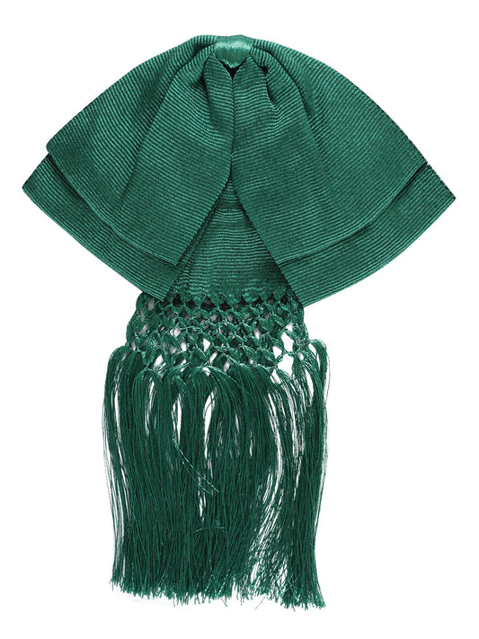 Pajarita Charra Mexicana 85% Articela, 15% Poliéster Verde 601479