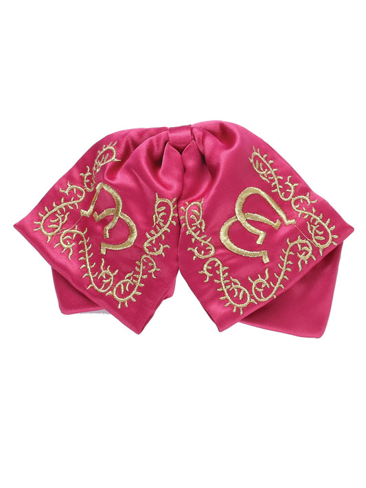 Kids 
Mexican Charro Bow Tie 100% Polyester Fuchsia/Gold  601762