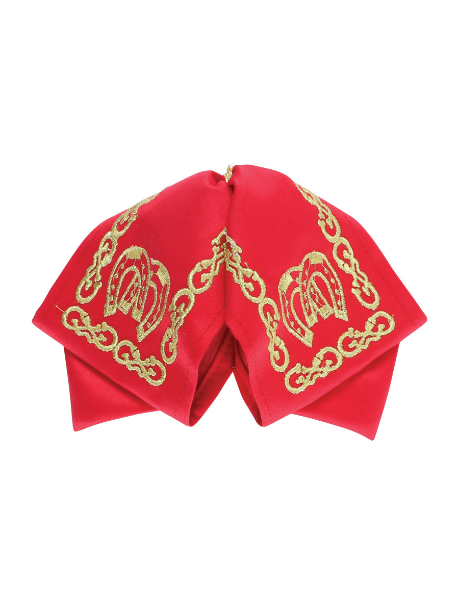 Niños
 Pajarita Charra Mexicana 100% Poliéster Rojo/Dorado 601764
