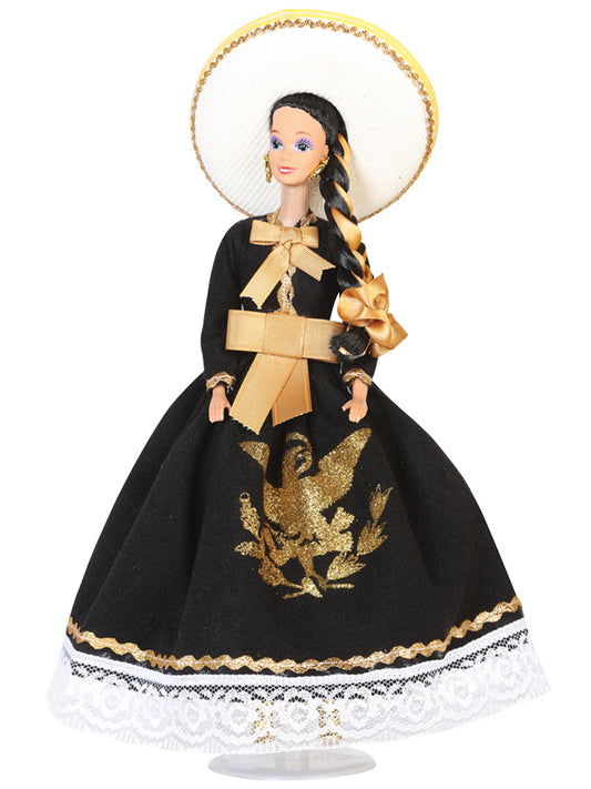 Muñeca Decorativa Artesanal Charra Mexicana Multicolor 601906
