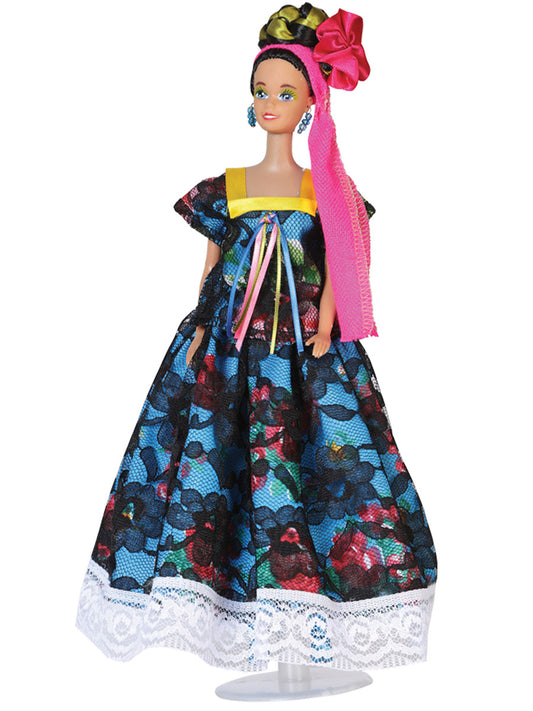 Muñeca Decorativa Artesanal Estado de México Chiapas Multicolor 601907