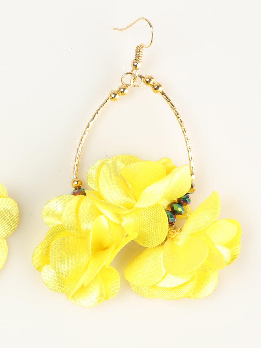 Aretes Artesanales Mexicanos Amarillo 603245