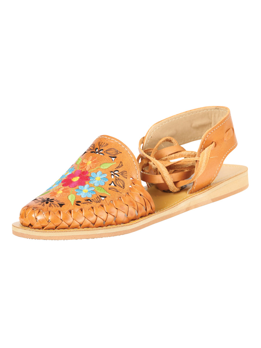 Mexican Artisanal Sandals Leather Honey 604020