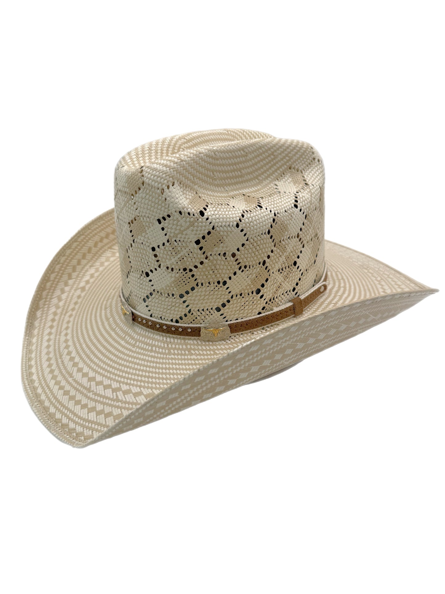 Men's bicolor 500 x shantung Panama hat